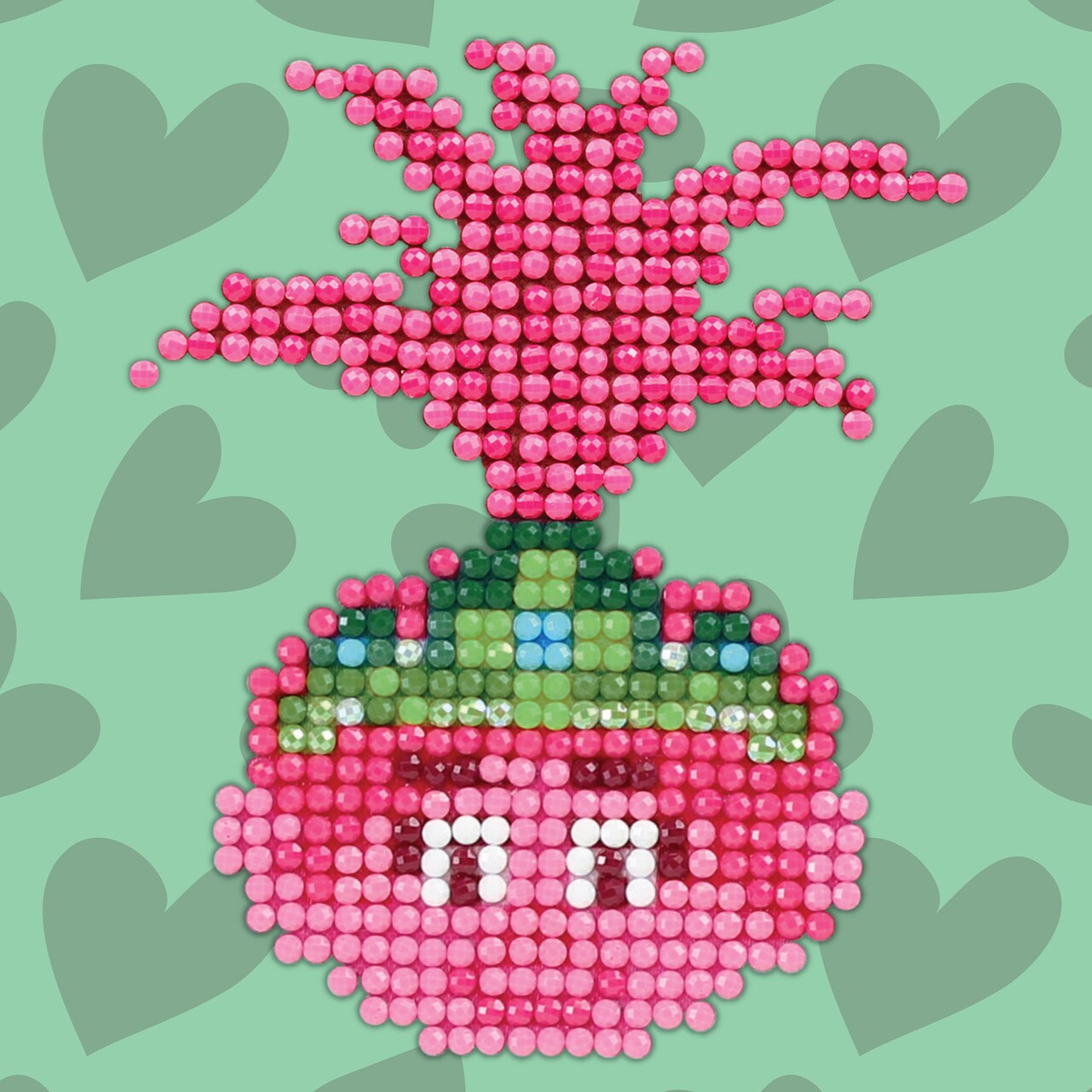 Diamond Dotz Poppy Fun Trolls Diamond Painting Kits for Adults - Diamond Art Kits a Relaxing Creative Craft Kit with Dotz Gems 3.5 x 3.5